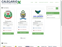 Tablet Screenshot of calegario.com